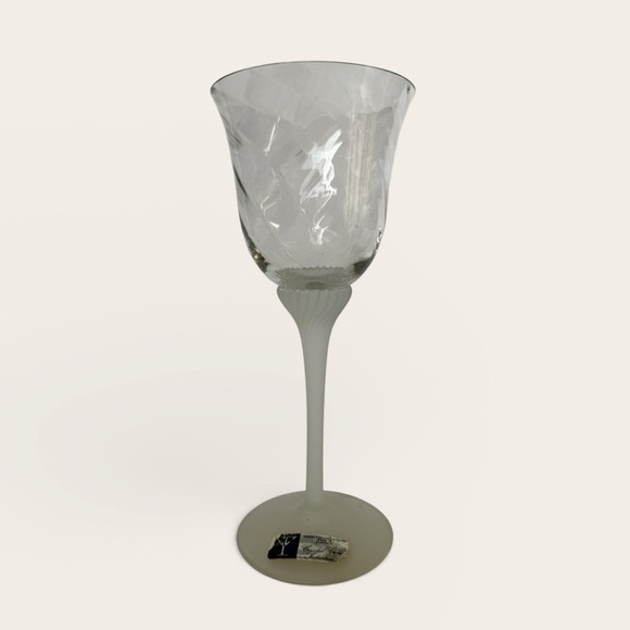 Crystal Clear Other - Crystal Clear Industries Valerie Frosted Optical Flared Wine Glas